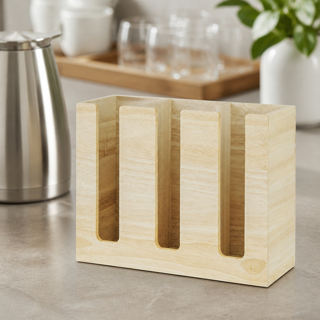 Commercial Cup Dispenser Wood 340x120x240mm
