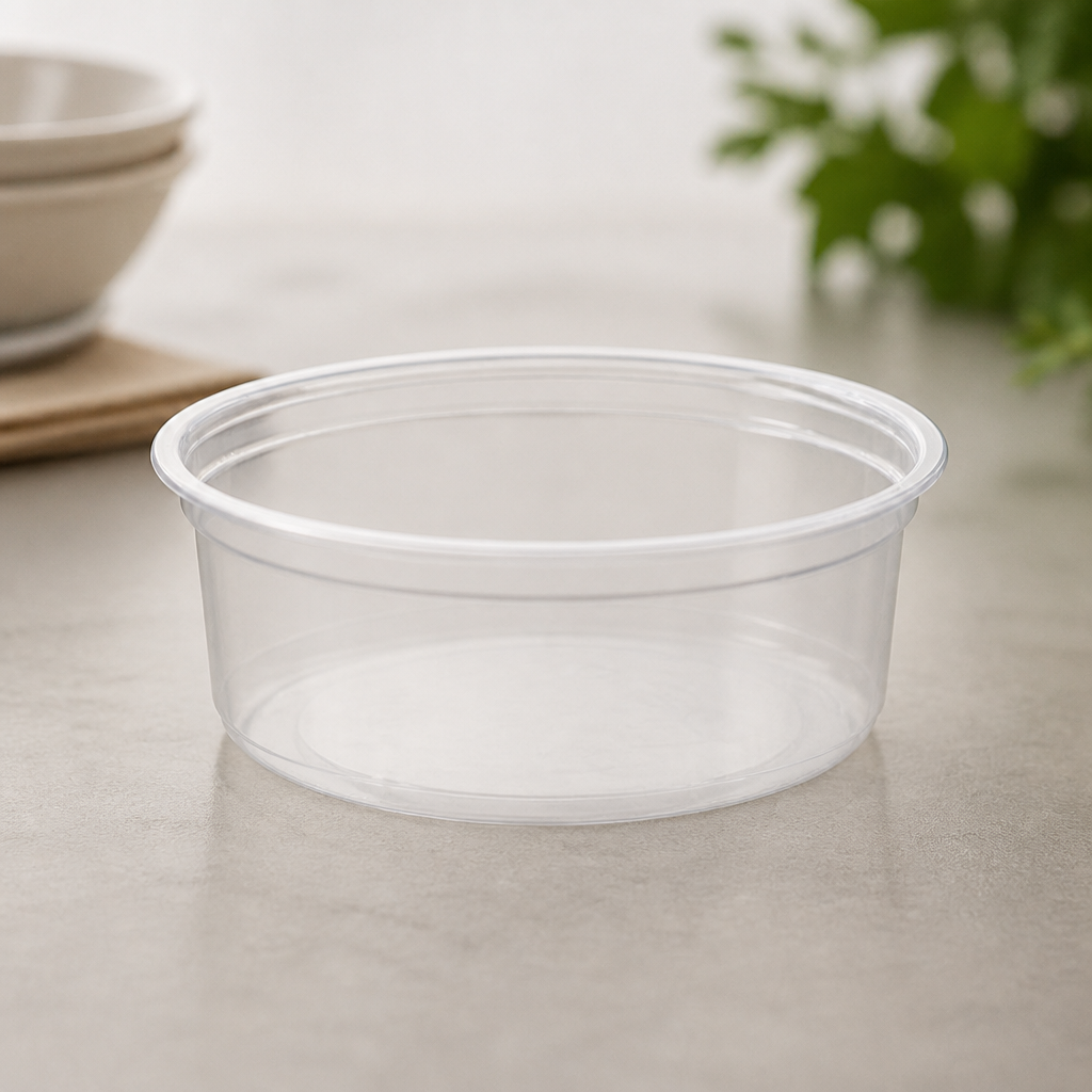 Commercial rPET Deli Cups 225ml Clear 300 Pack