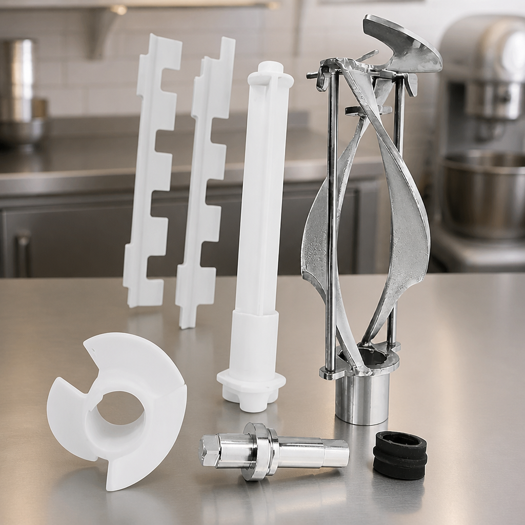 Stainless Steel Beater Assembly for Commercial Ice Cream Maker