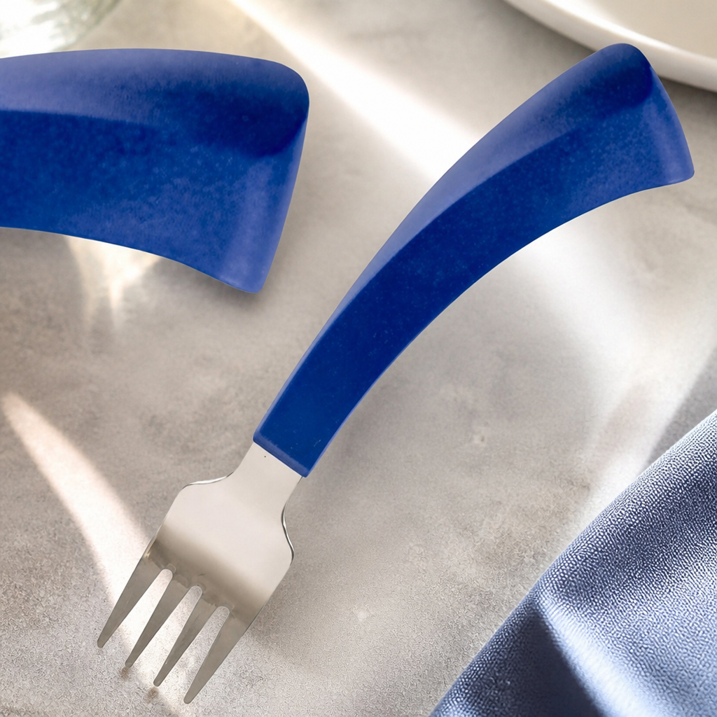 Commercial Right Hand Forks Blue 12 Pack 18/10 Stainless Steel