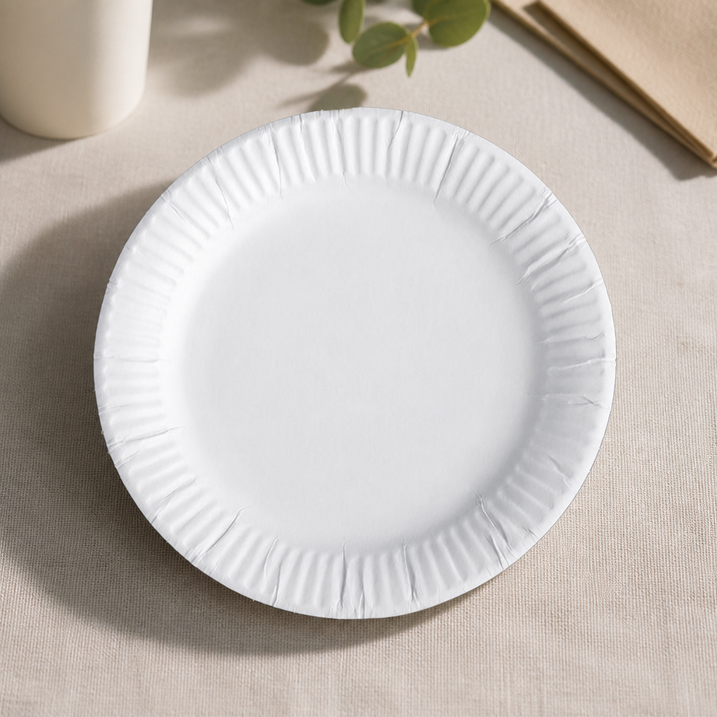 178mm Disposable Paper Plates - 1000 Pack for Catering Events