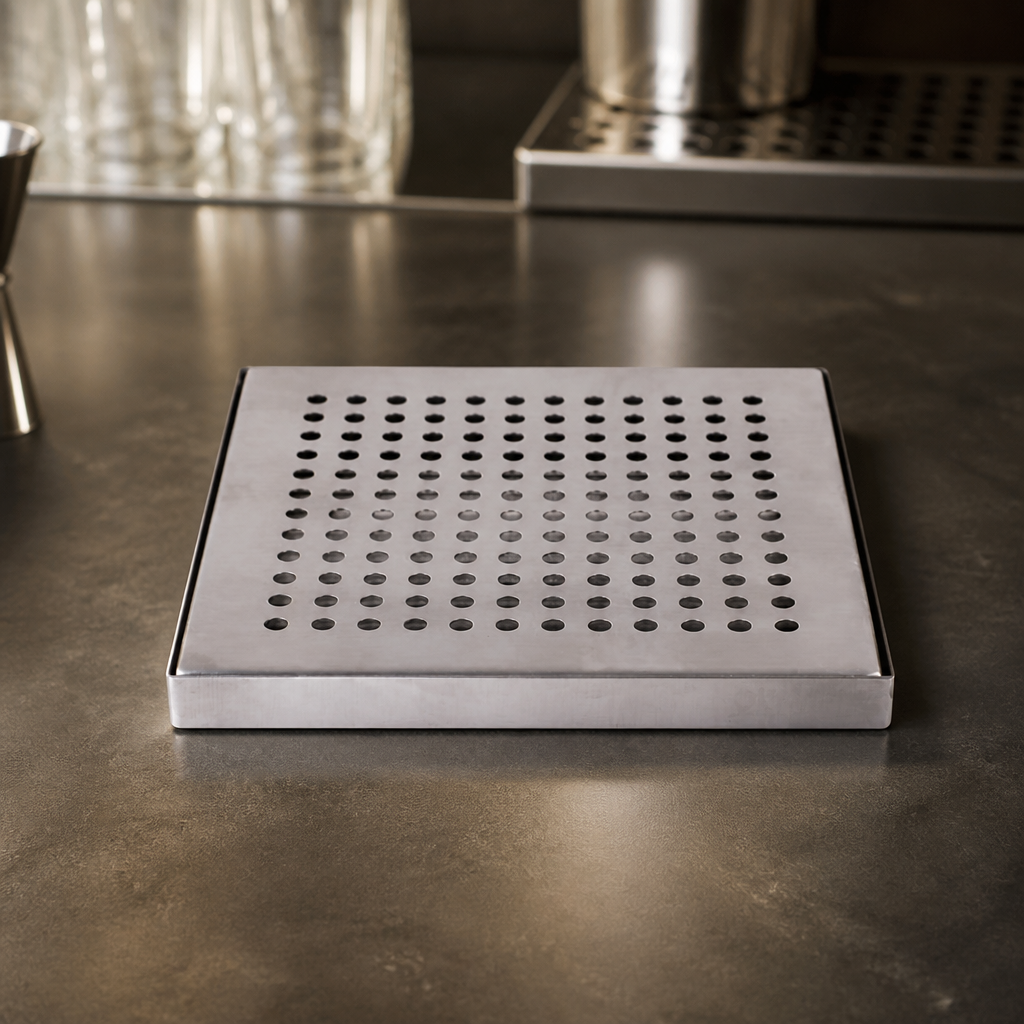 Commercial Stainless Steel Drip Tray 150mm for Bar Use