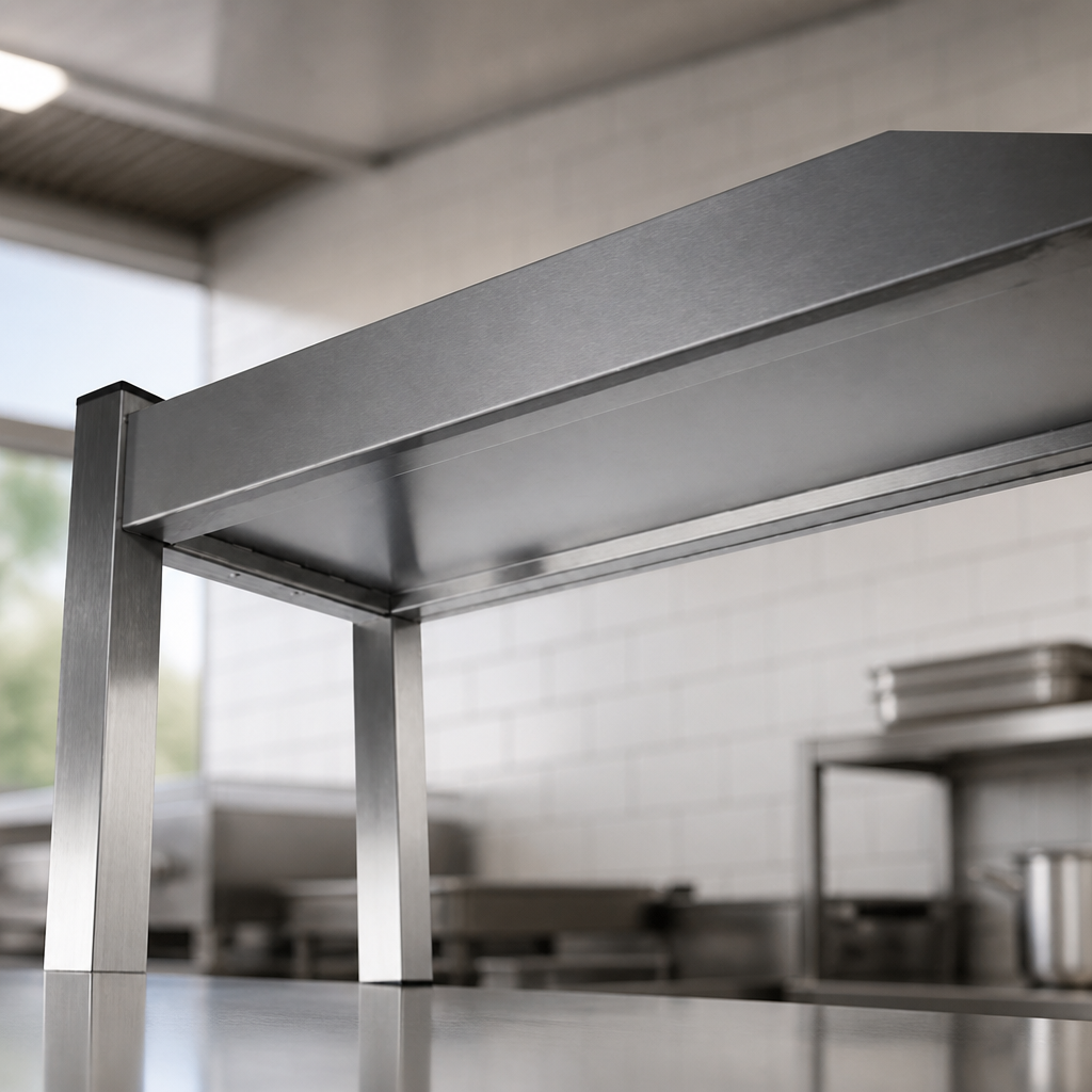 Panther three-tier ambient overshelves for commercial hot cupboards