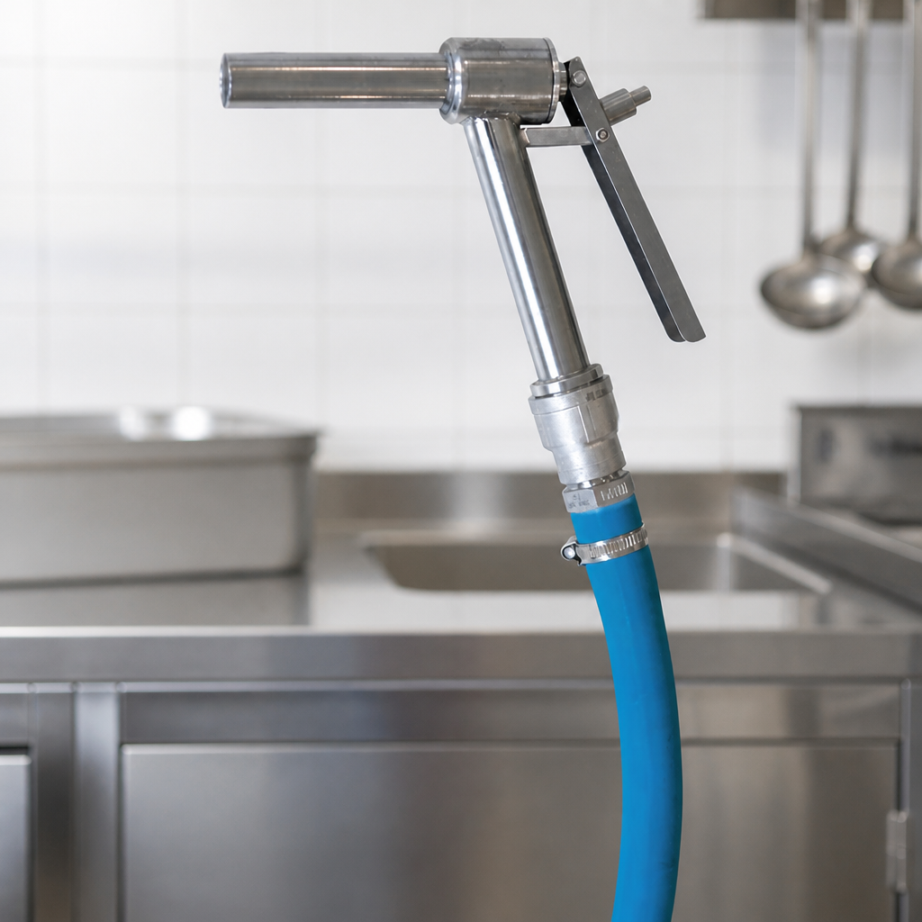 Gigamix Gun Attachment for Mixer - 400mm Stainless Steel