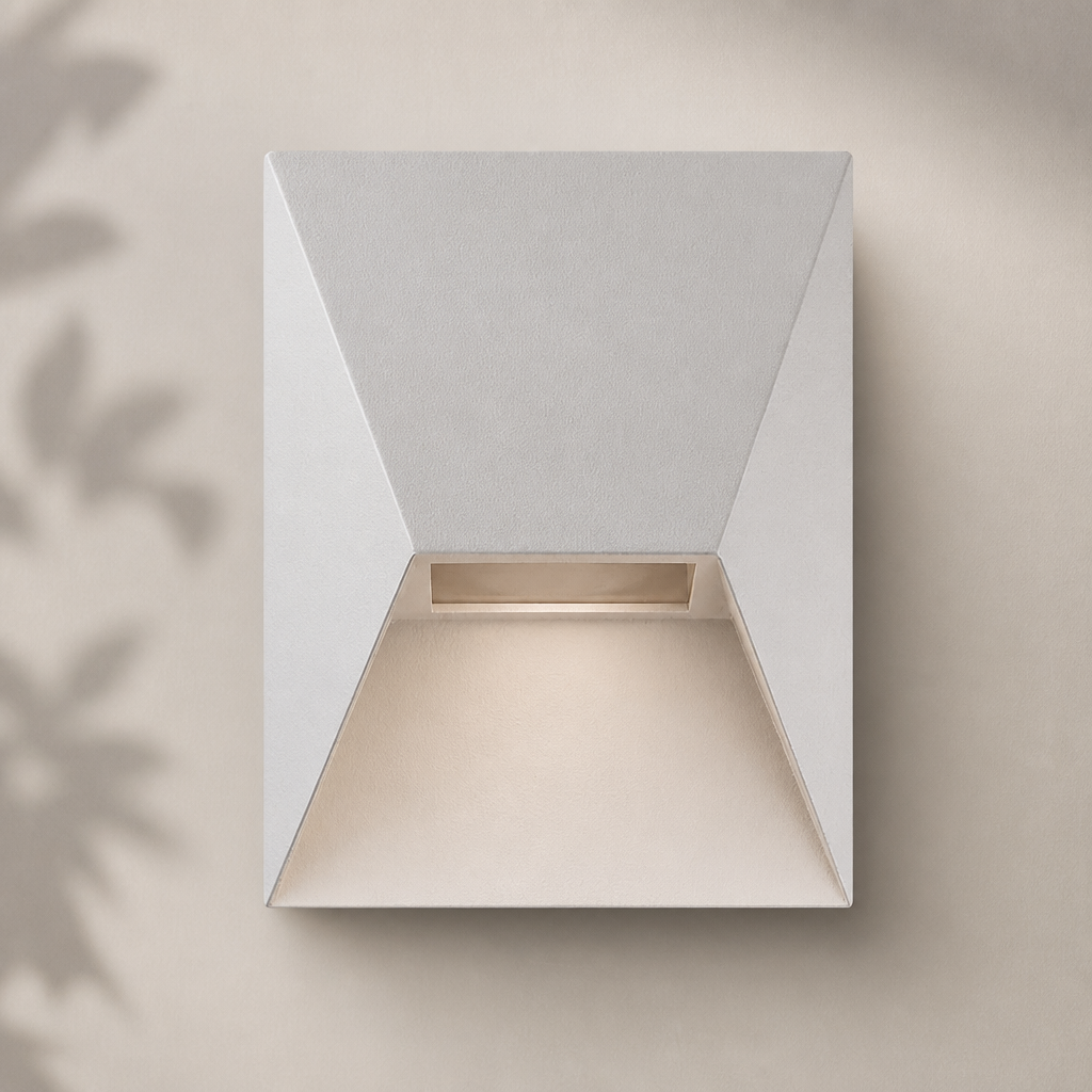 Outdoor Wall Light 190mm Aluminium Scandinavian Design