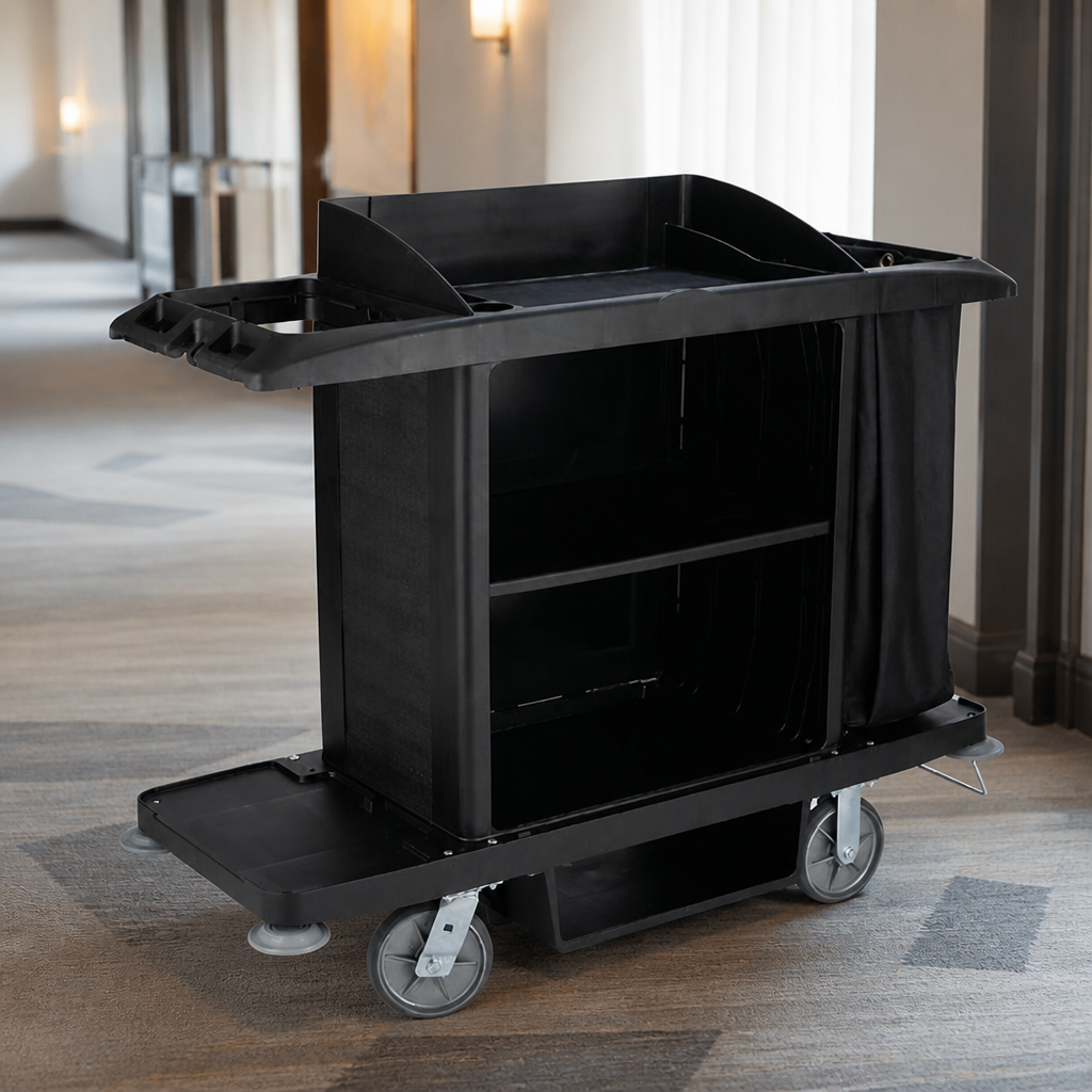 High-Capacity Commercial Housekeeping Cart for Hotels