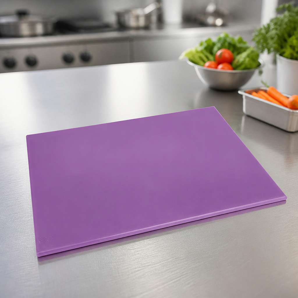 Commercial Purple Allergen Chopping Board 600x450x12mm