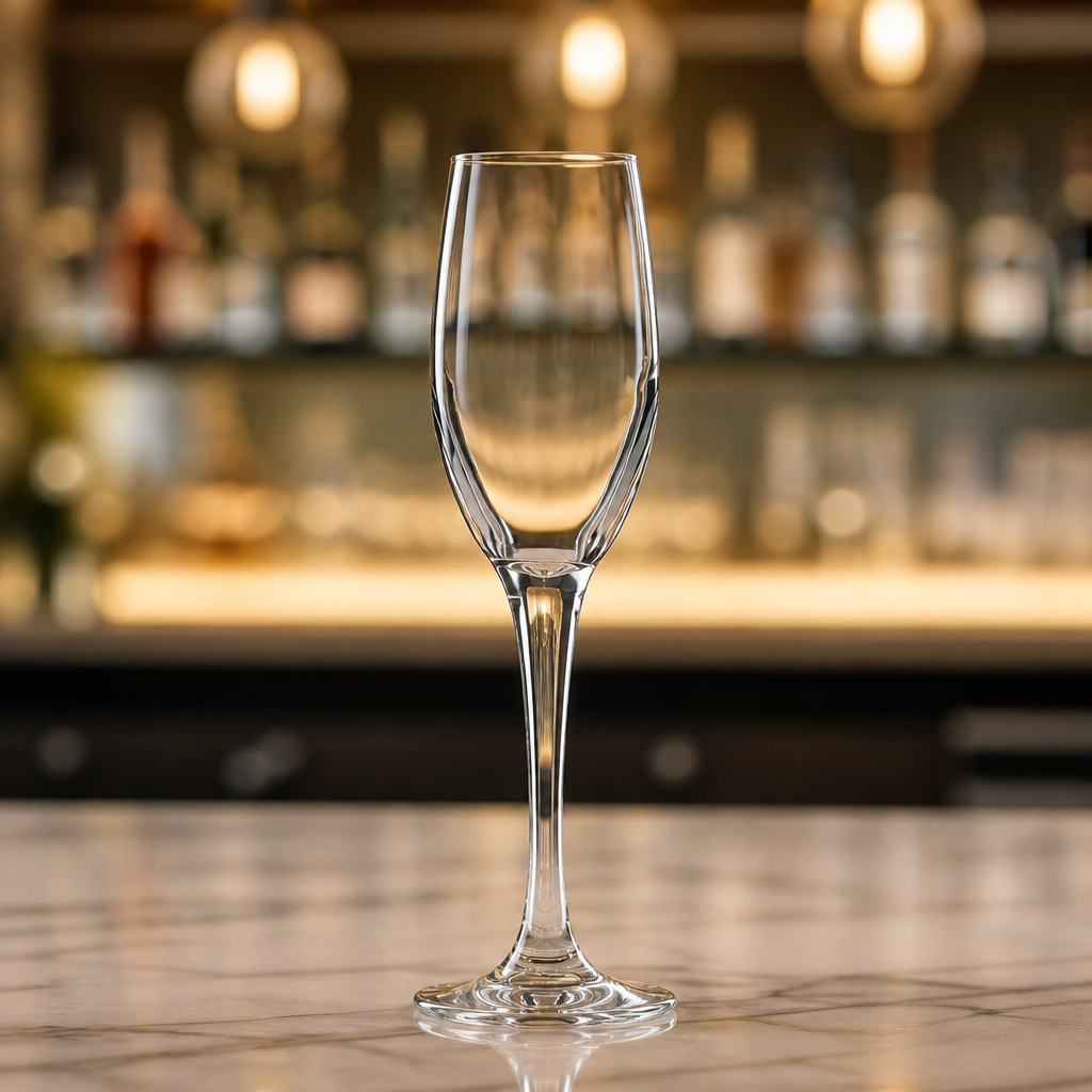 Commercial Champagne Glasses 170ml 6oz Clear 12 Pack