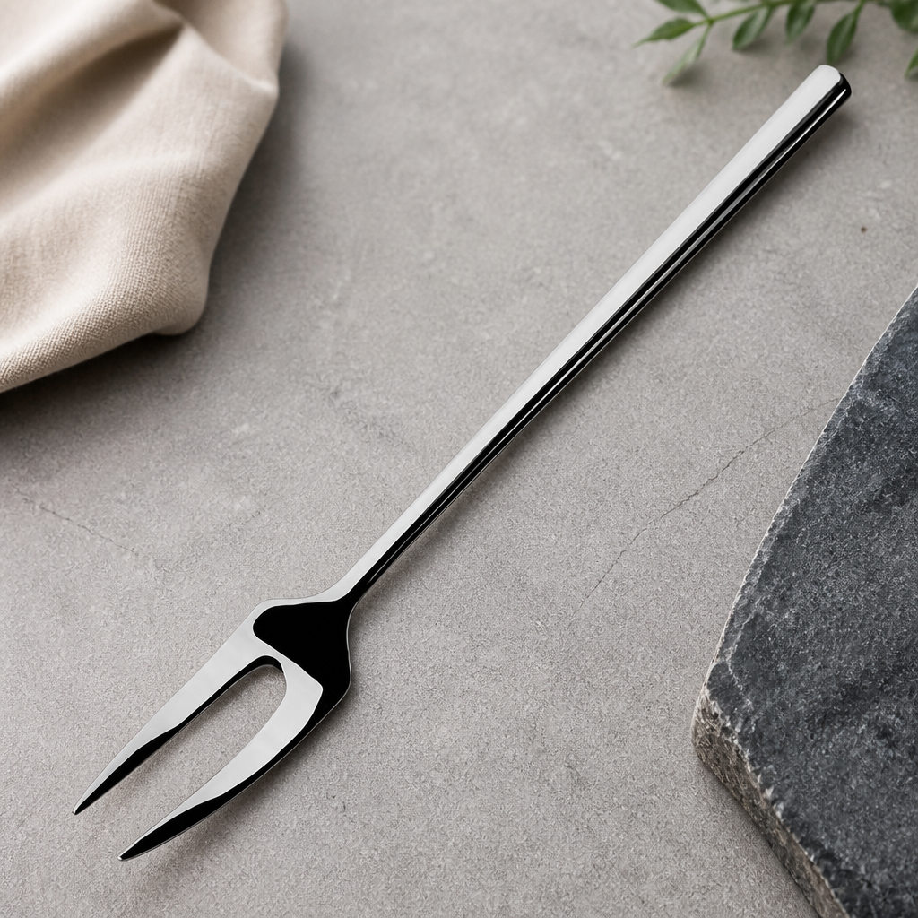 Commercial Steak Forks 220mm Pack of 6 Stainless Steel