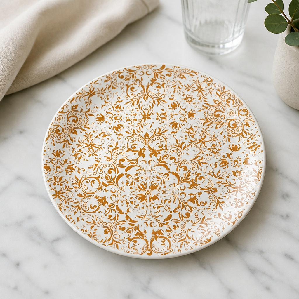 Commercial Coupe Plates Legacy Ginger 255mm - 12 Pack