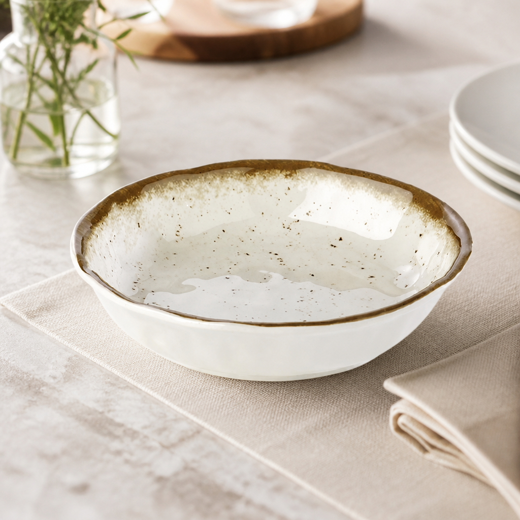 200mm Commercial Bowl for Rustic Dining Experience