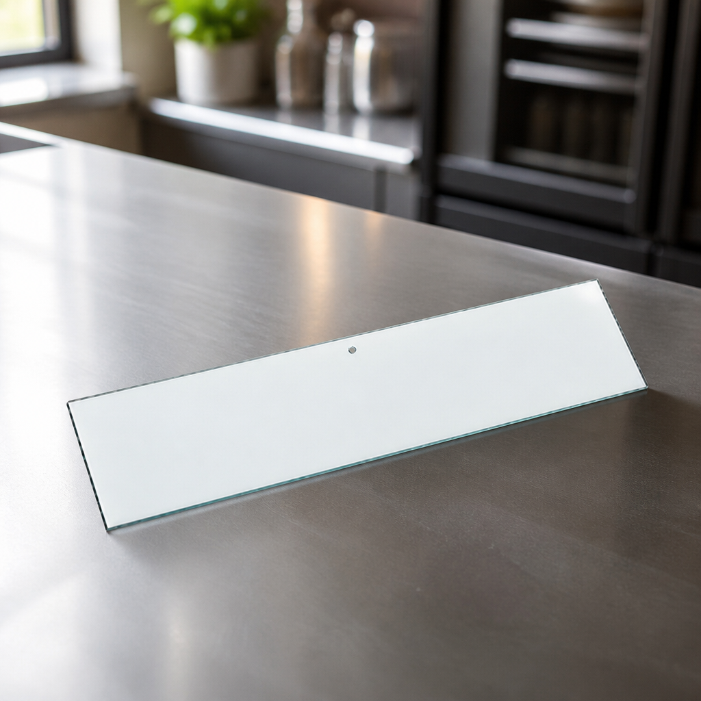 Commercial Glass Door for Food Merchandiser 125mm High