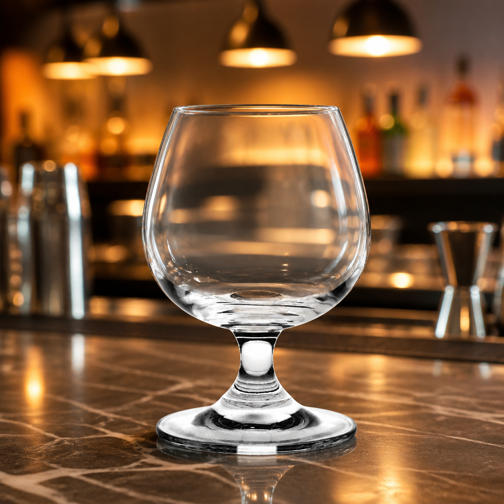 Crystal Brandy Glasses 255ml - Set of 6 - Commercial Glassware