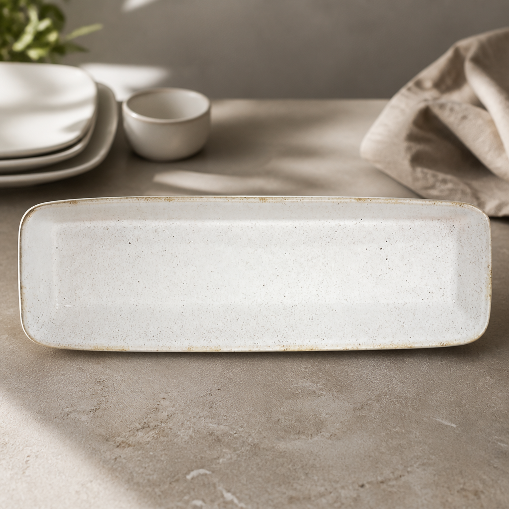 Commercial Rectangular Baking Dish 3L 160 x 530mm Barley