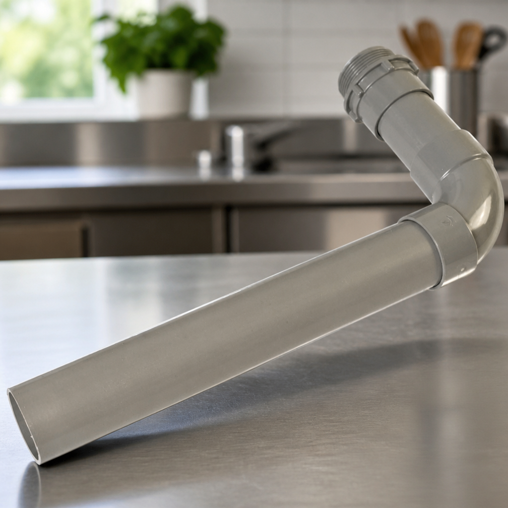 Commercial Wastepipe Elbow and Coupling for Potato Rumblers