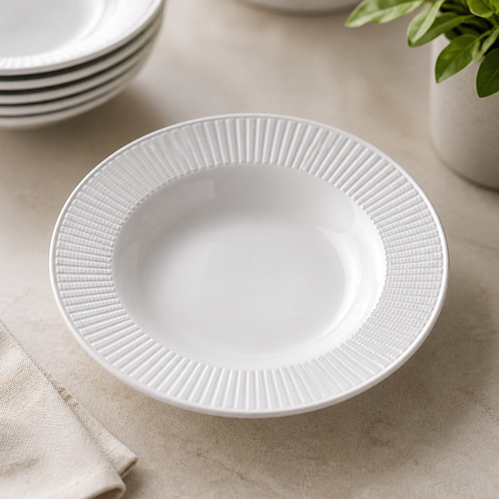 240mm Mid-Rimmed Bowls - 24 Pack - Commercial Catering Serveware