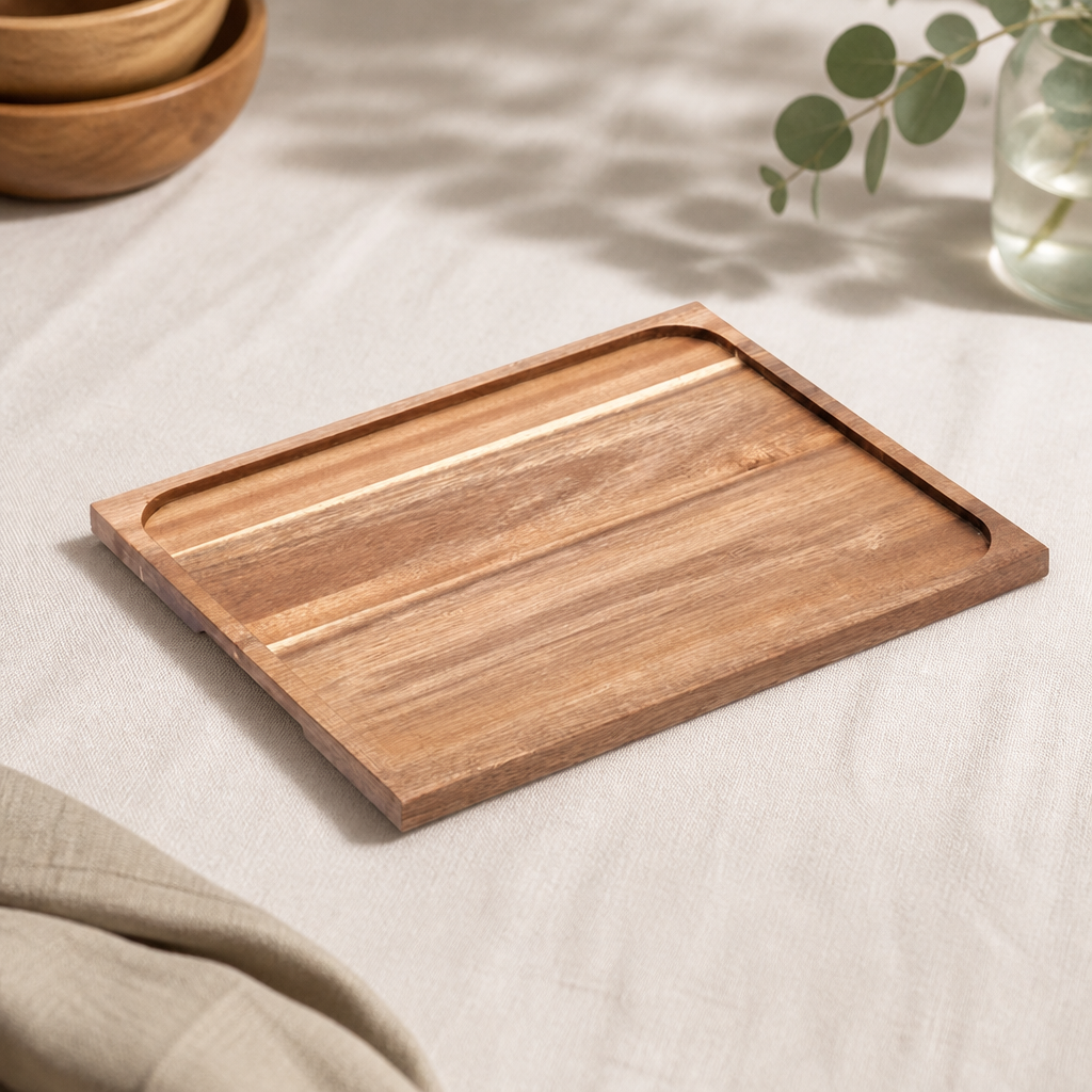 Acacia Wood Trivet Bases 345x285mm Pack of 5 Commercial Use