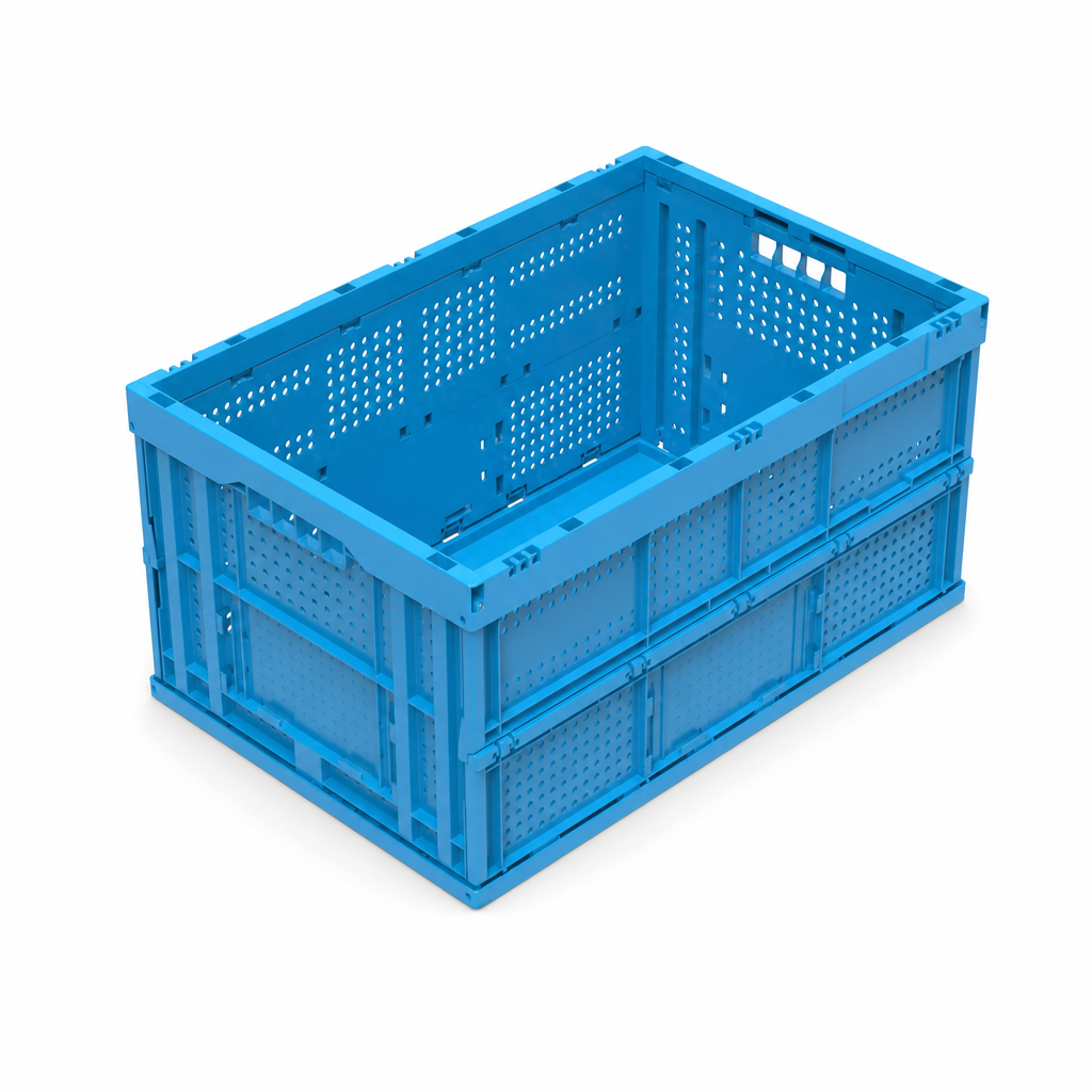 600mm Folding Plastic Container 64 Litres