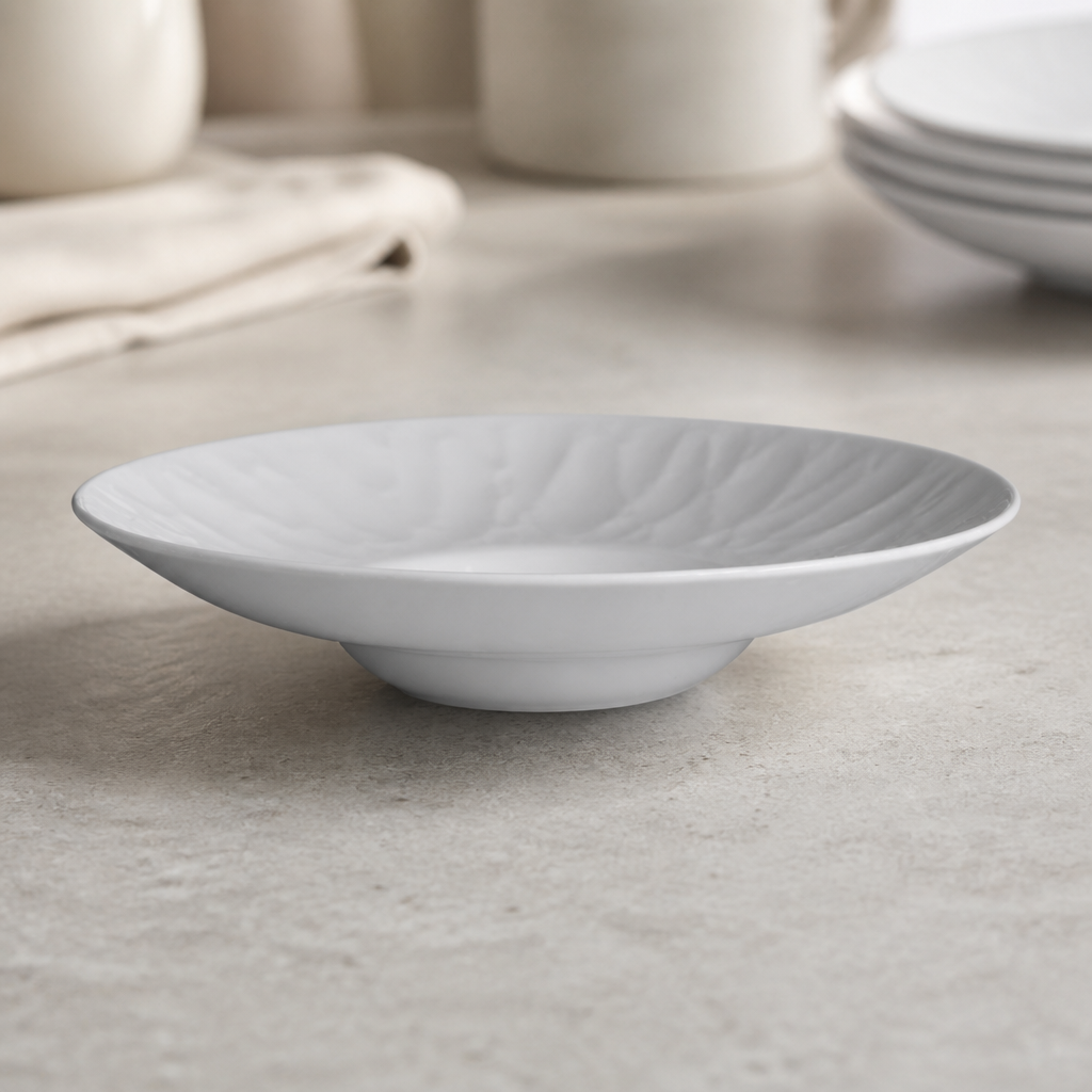 Commercial Porcelain Wing Side Bowls 241mm - 24 Pack