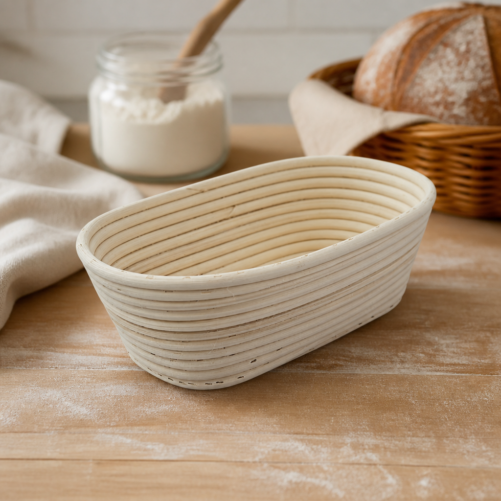 1000g Commercial Oval Bread Proofing Basket for Baking