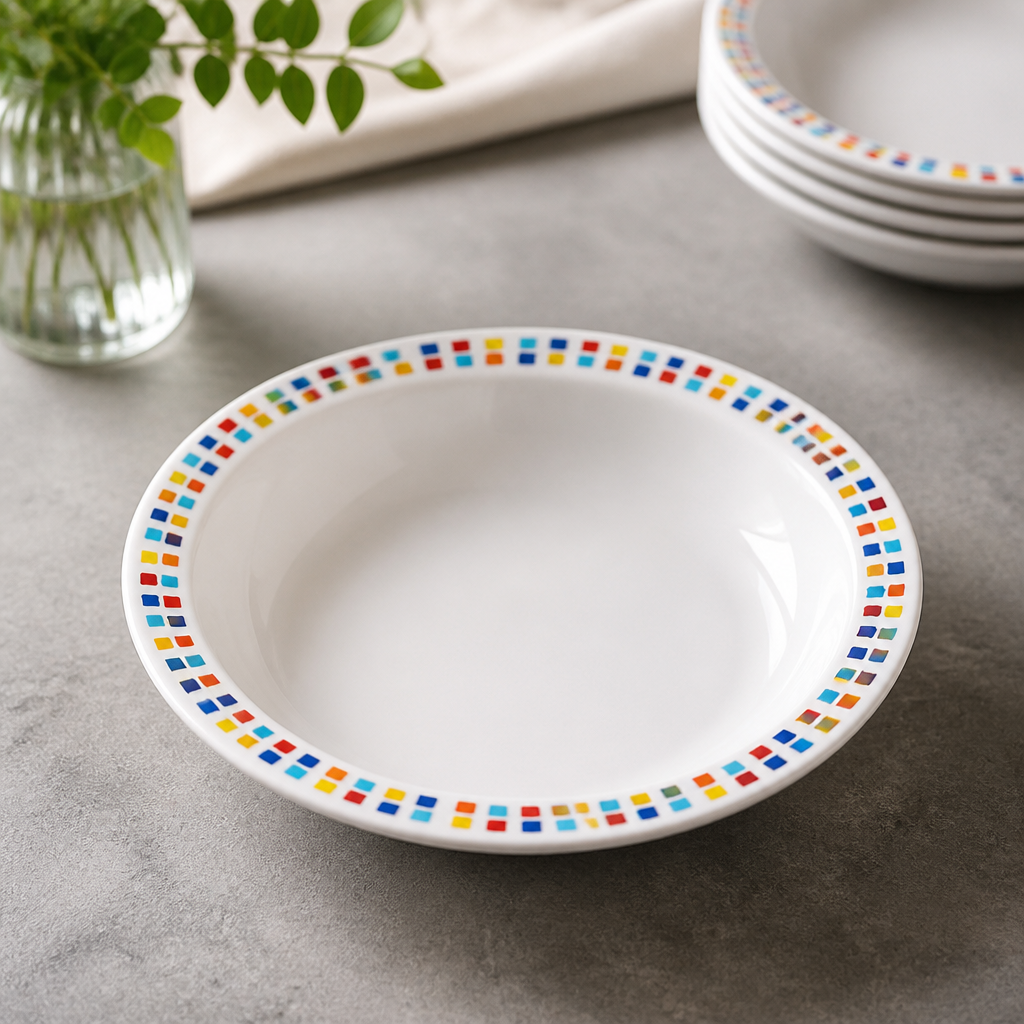 Commercial Melamine Cereal Bowls 150mm - 48 Pack
