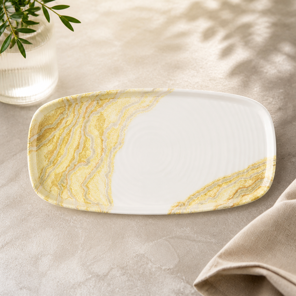 Commercial Oblong Chef's Plates 305 x 178mm - 6 Pack