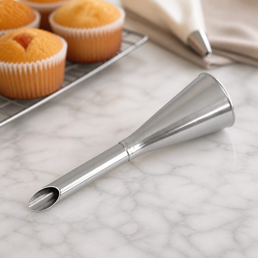 Commercial Stainless Steel Cupcake and Doughnut Filler Nozzle