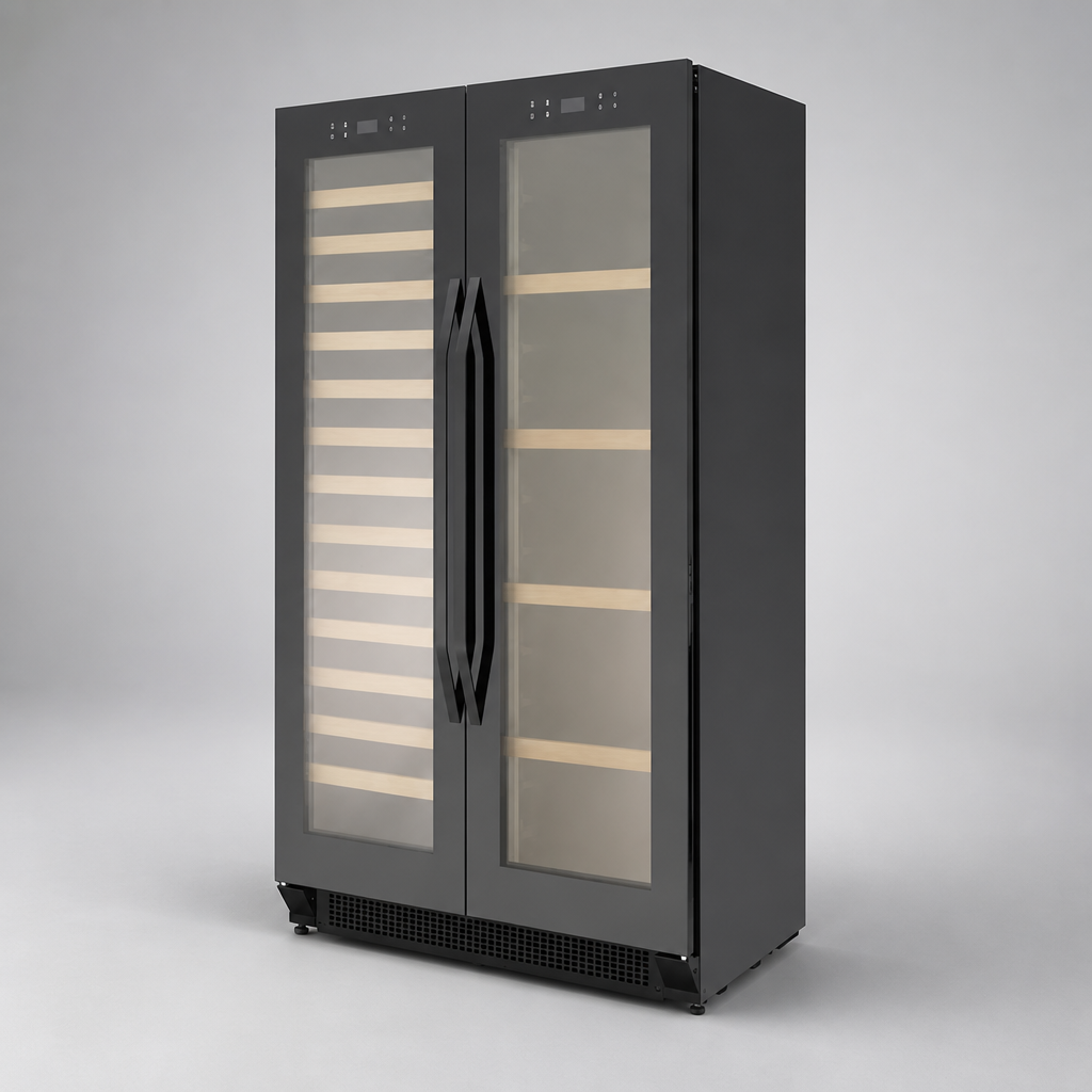 Double Door Beer and Wine Fridge 365Ltr