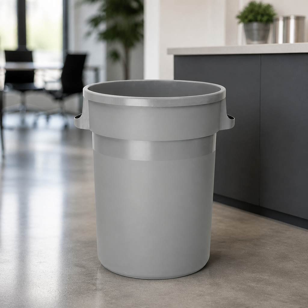 Commercial Waste Bin Grey 80Ltr for Catering and Food Service