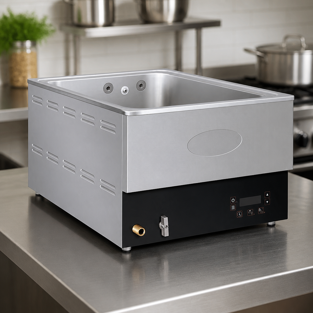 Commercial Countertop Pasta Cooker 6kW Stainless Steel