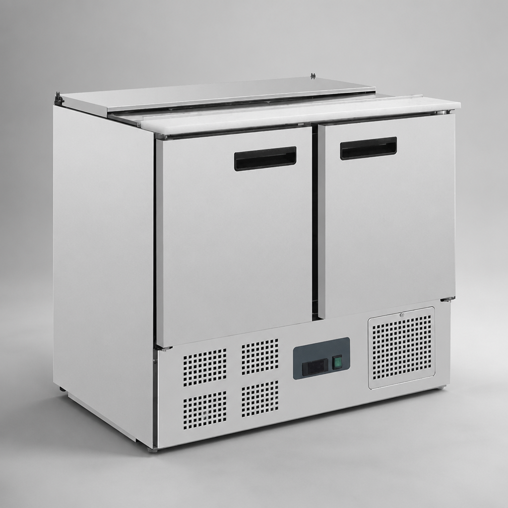 Commercial Saladette Counter Fridge 240Ltr Prep Unit