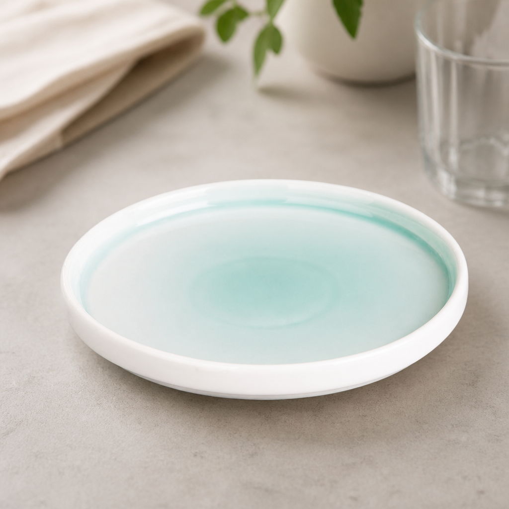 Commercial Mint Fondant Plates 156mm - 6 Pack