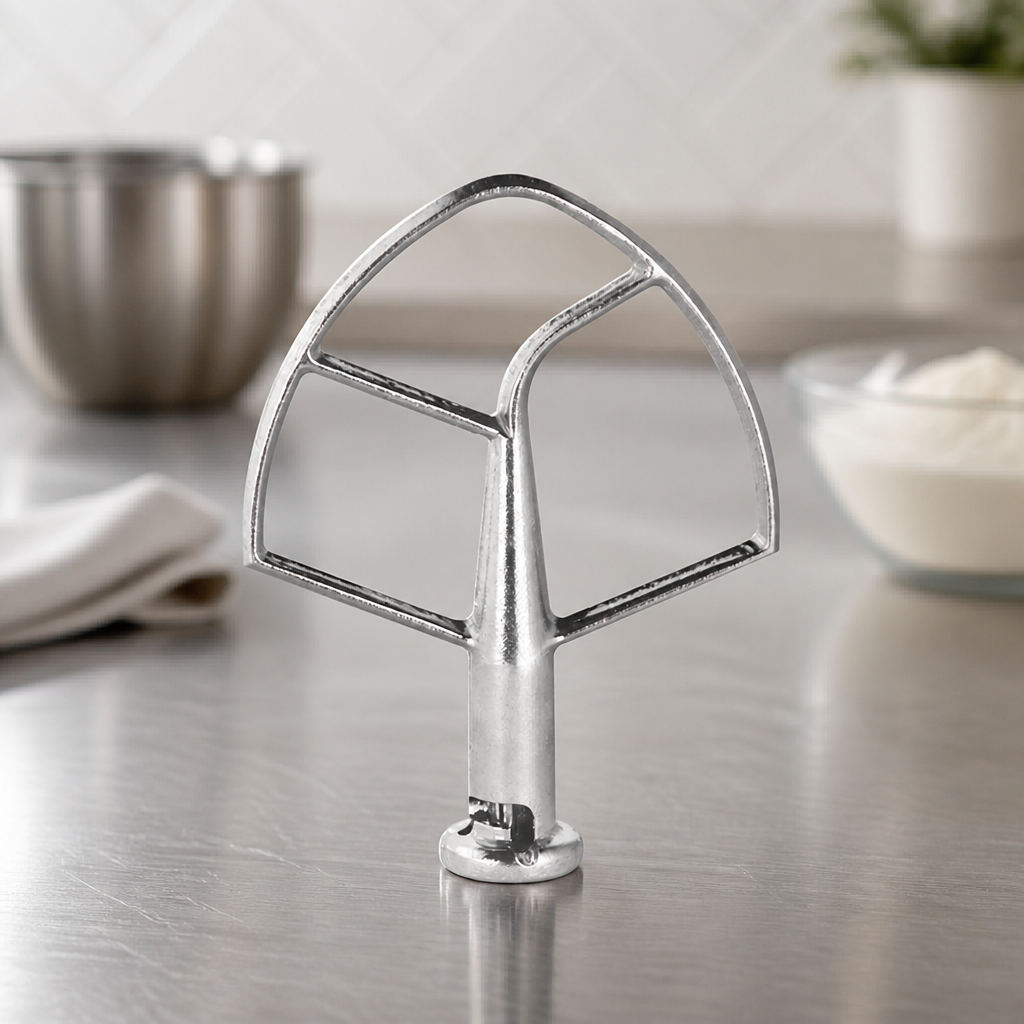 Commercial Mixer Flat Beater Attachment Aluminium 195mm Height