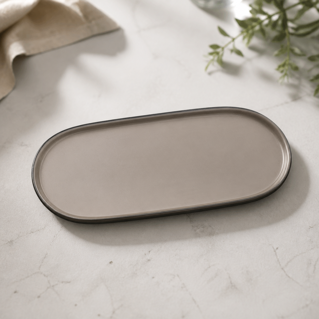 Commercial Melamine Oval Trays 292mm for Hot and Cold Foods