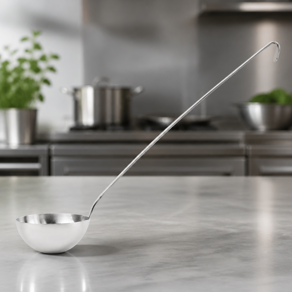 Commercial Stainless Steel Ladle 400ml for Portion Control