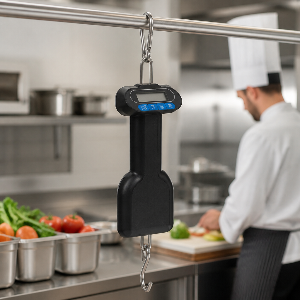 25KG Commercial Digital Hanging Weighing Scale with LCD Display
