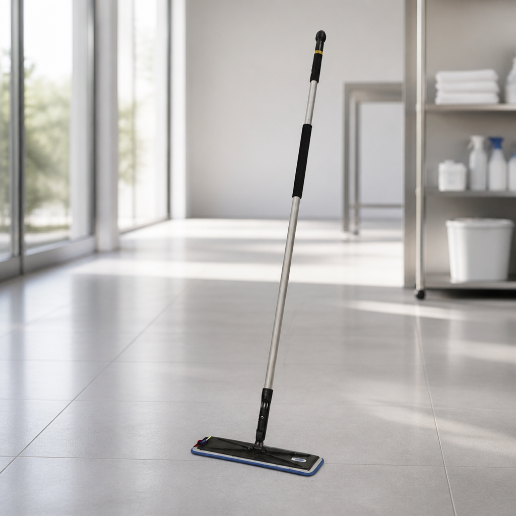 Commercial Microfibre Flat Mop with 480ml Reservoir System