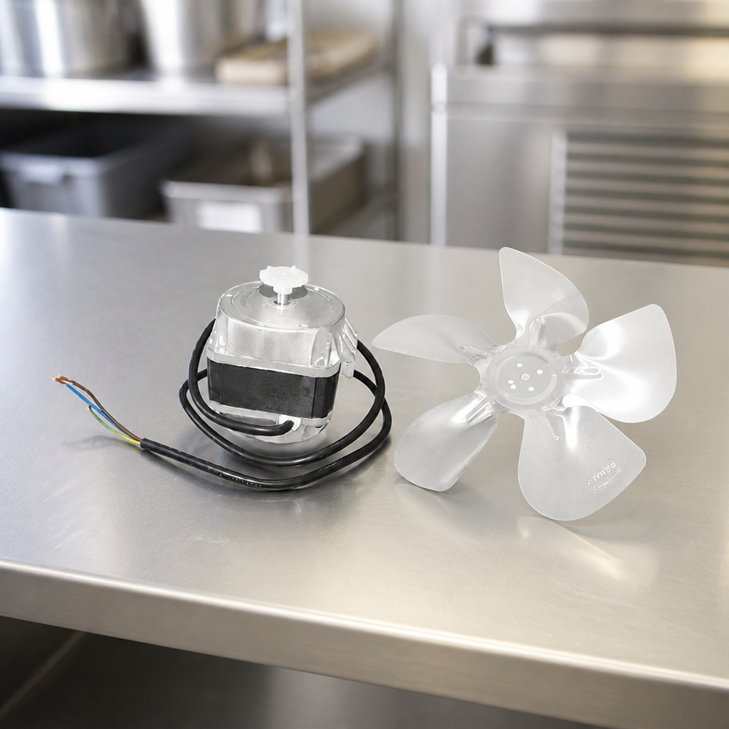 Commercial Condenser Fan Motor and Blade for Multideck Units