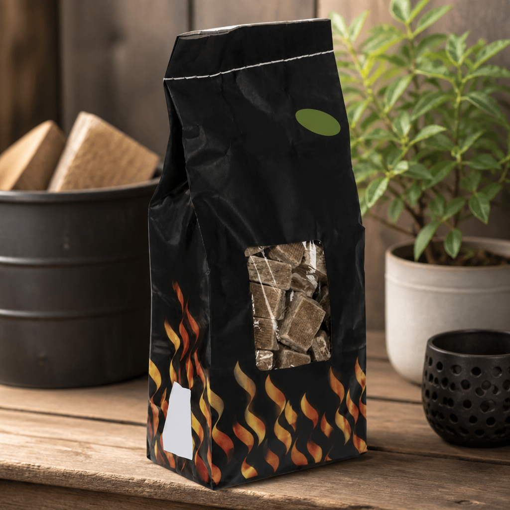 Eco-Friendly Firelighters 96 Pack for Barbecues and Campfires