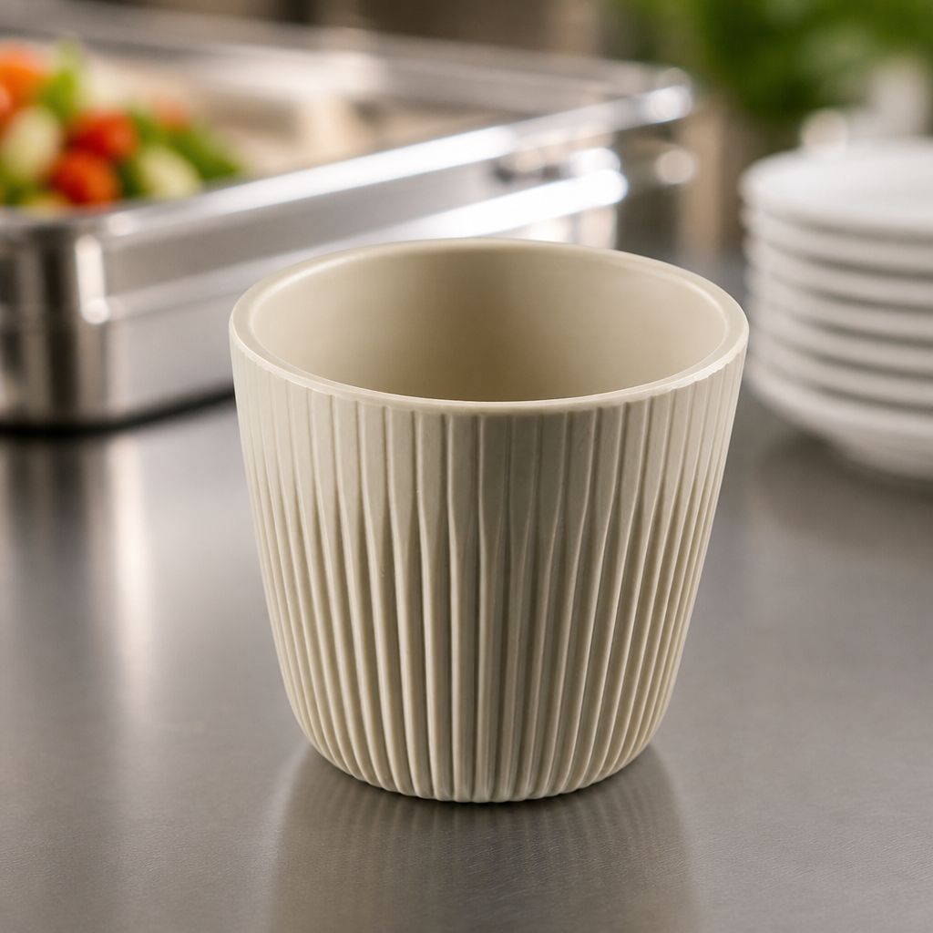 Commercial Melamine Bowls 180ml Grey 6 Pack Catering Supplies