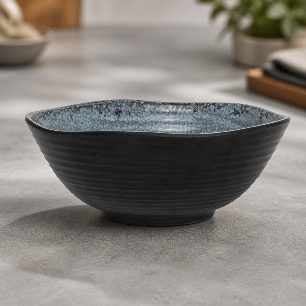 Commercial Melamine Slate Bowls 857.6ml 6 Pack