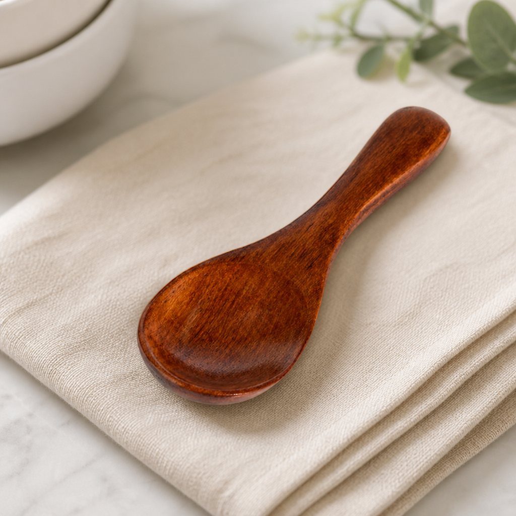 100mm Wooden Spoon - Commercial Cutlery for Catering Use