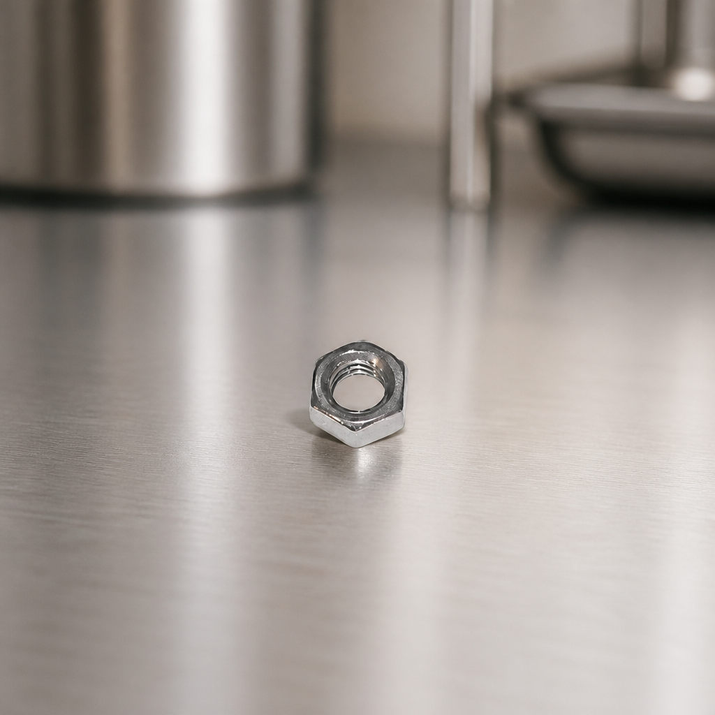 Counter Freezer Front Panel Nut Replacement Part Stainless Steel
