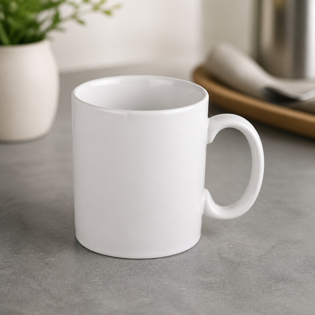 Commercial Porcelain Mugs 280ml - 12 Pack for Catering Events
