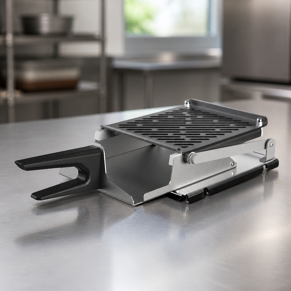 Commercial Aluminium Ribbed Tray for Speed Compact Oven 300mm