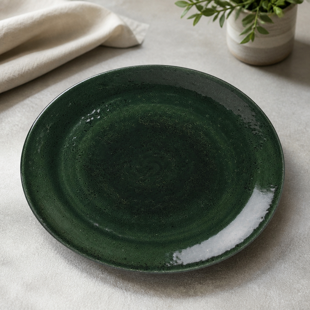 Commercial Coupe Plates 300mm Burnt Emerald 12 Pack