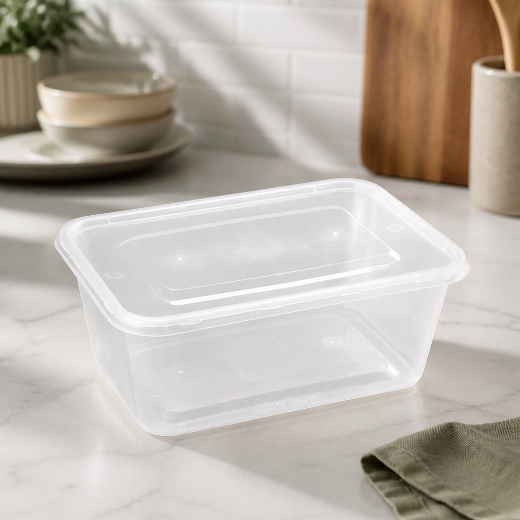 Large 1000ml Commercial Takeaway Food Containers 250 Pack