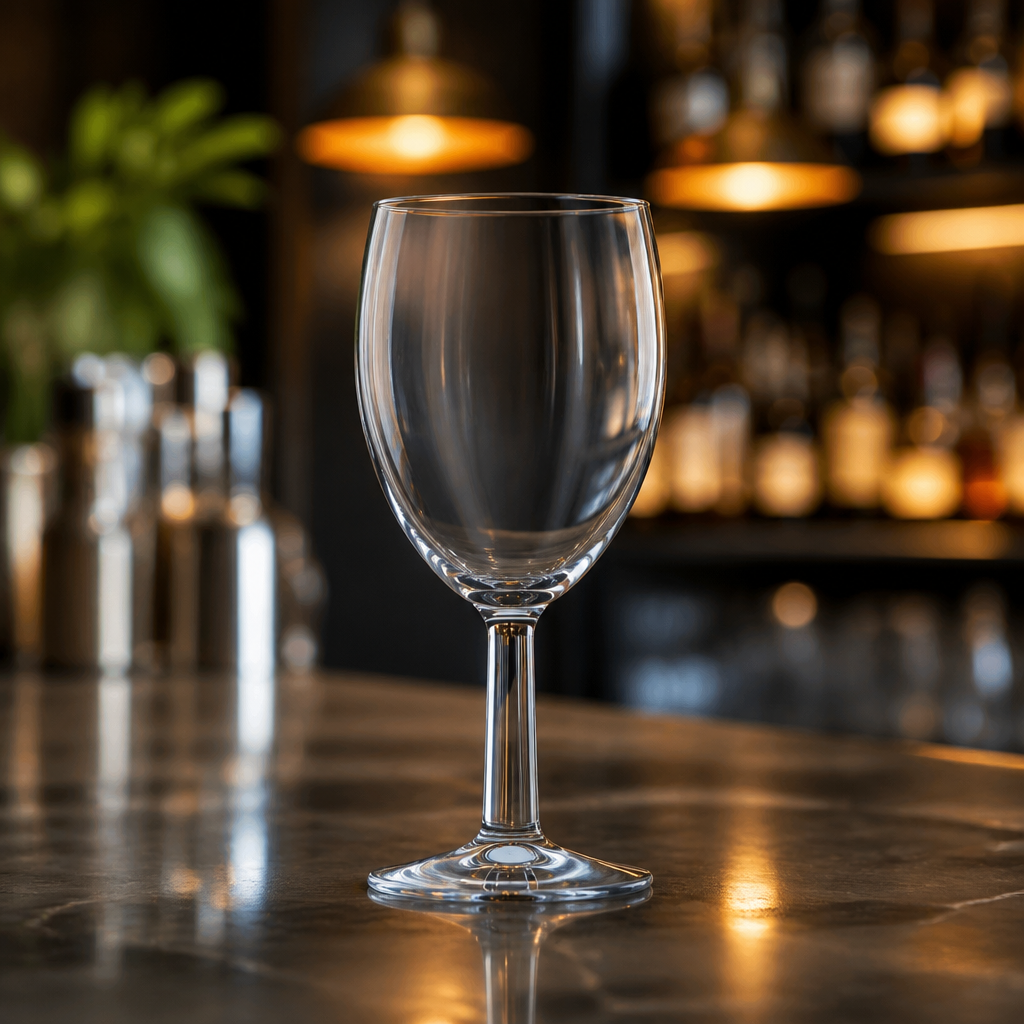 Commercial Wine Goblets 200ml Clear Glass 48 Pack Durable Stemware
