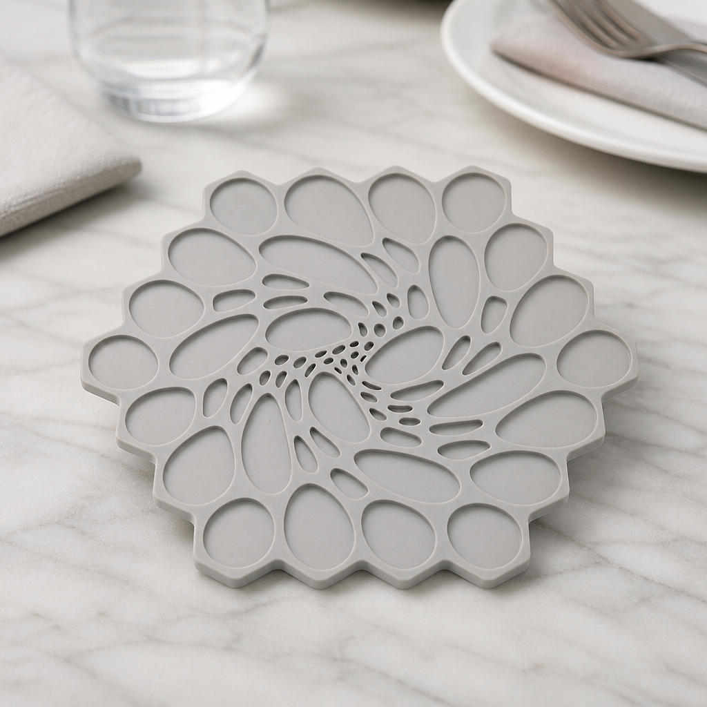 Commercial Silicone Trivet Cloud Hive 178mm - 6 Pack