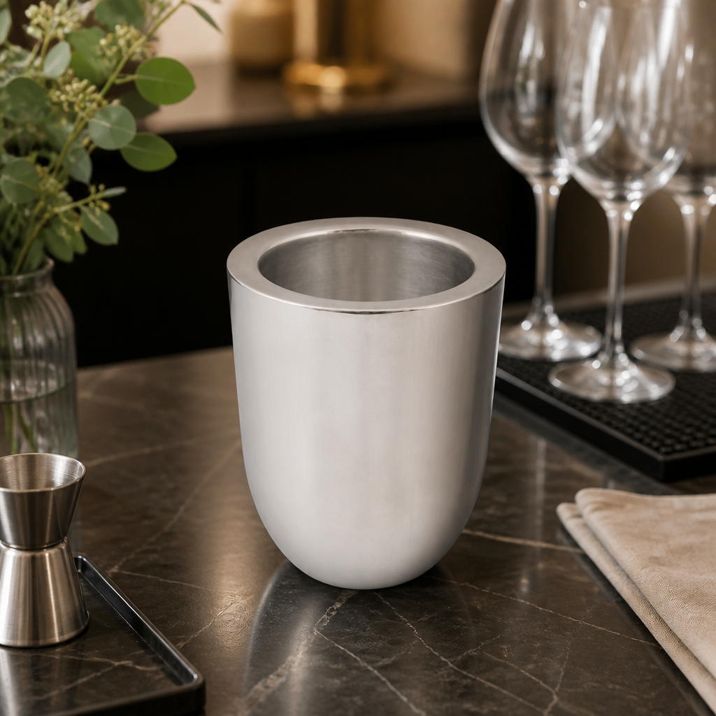 Commercial Stainless Steel Wine Champagne Cooler Bucket 1.35kg